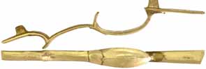 Triggerguard, Bethlehem or Lehigh County, sand cast brass